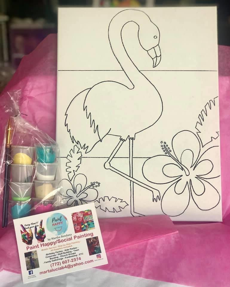 Fab Flamingo Paint KIt